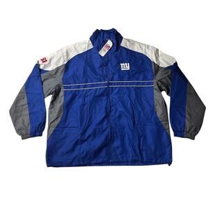 New York Giants NFL SI Dunbrooke Windbreaker Jacket - 2XL - Blue/Gray/White
